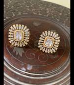 Yellow cubic-zirconia-cz-earrings
