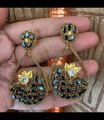 Black cubic-zirconia-cz-earrings