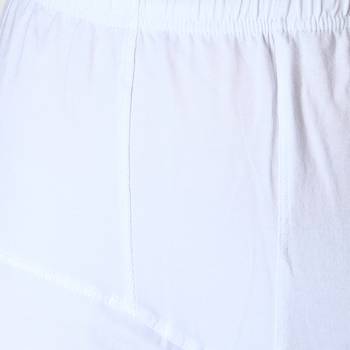Women White Solid Churidar Leggings 6