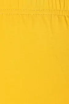 Women Yellow Solid Casual Churidar Leggings