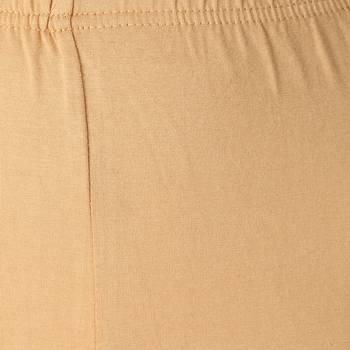 Women Cream Solid Casual Churidar Leggings 6