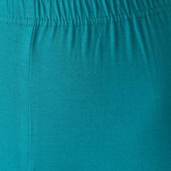 Women Turquoise Solid Casual Churidar Leggings 6