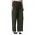 Women Olive Drawstring with Lace Bottom Designer Chicken Plazzo/Plazo