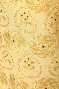 Women Golden Drawstring with Lace Bottom Designer Chicken Plazzo/Plazo