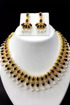 Black necklaces