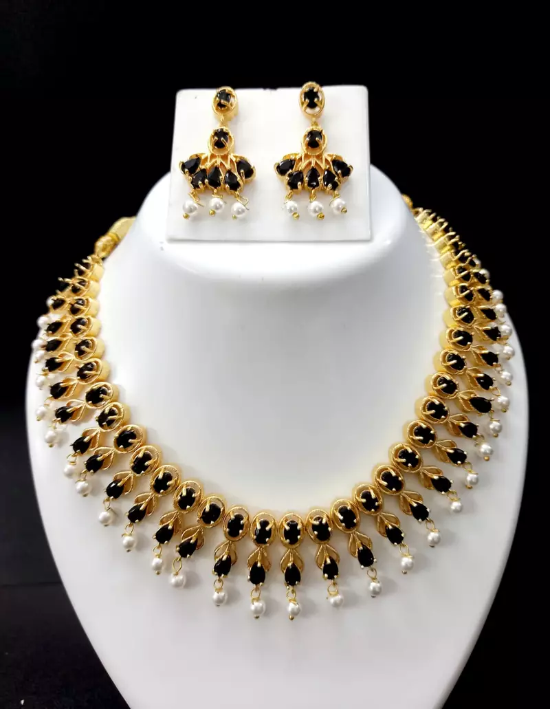 Black necklaces