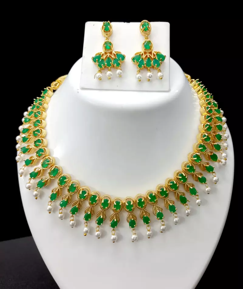 Green necklaces