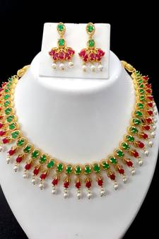 Multicolor Designer Necklace Jewellery Set for Women