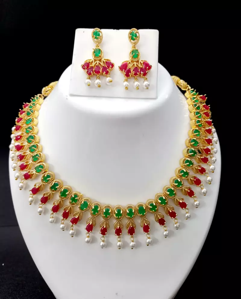 Multicolor Designer Necklace Jewellery Set for Women