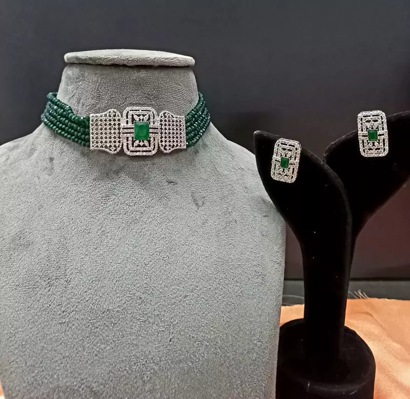 Green necklaces