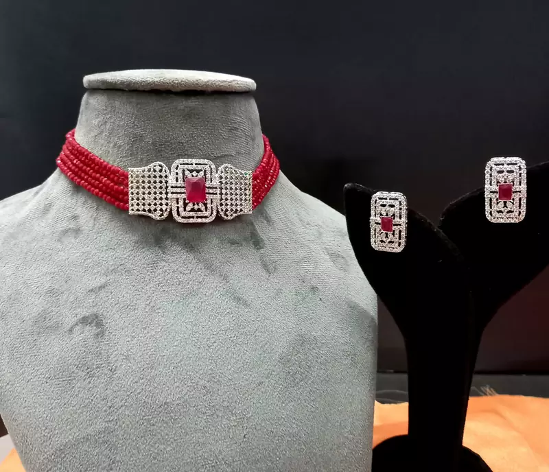 Red necklaces