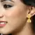 Twinkling Bejeweled bollywood Screw back alloy Gold Plated Jhumki Earring  VFJ1462ERG