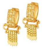 Elegant Beautiful Gold PlatedClip on Bucketbasket Chand Bali and   earring Combo