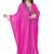 Pink Embrodered Kaftan With Jacket