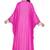 Pink Embrodered Kaftan With Jacket