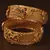 Ruby and Emerald Embellished Matte Finish Temple Bangles BD565