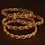 Ruby and Emerald Embellished Matte Finish Temple Bangles BD567