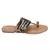LA SAVIE ROSE GOLD  AND BLACK WOMEN KOLHAPURI FLATS