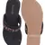 LA SAVIE BLACK ONE TOE FLATS FOR WOMEN