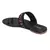 LA SAVIE BLACK ONE TOE FLATS FOR WOMEN