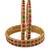 Gold spinel bangles-and-bracelets