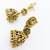 Double Layered Dome Shaped Peacock Motif Design Jhumki Earring