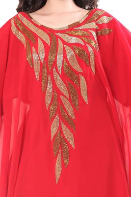 Red Aari Work Farasha 2