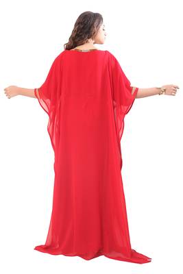 Red Aari Work Farasha 5