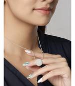 Vortex Moon Pendent (With Chain) in 925 silver