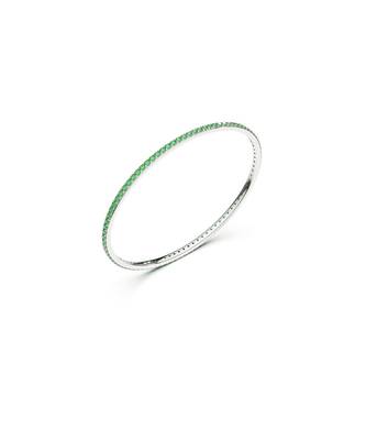 The Ignite Emerald Green Bangle  in 925 silver 3