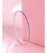 The Ignite Ultramarine Bangle   in 925 silver