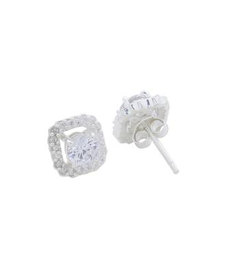 Svelte Quad solitaire studs in 925 silver 3