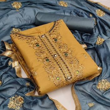 Regular Multicolor Suhail Bela Jam Cotton Salwar Suits Machine Wash & Heavy Cotton With Embroidery work  1