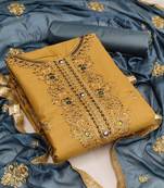 Regular Multicolor Suhail Bela Jam Cotton Salwar Suits Machine Wash & Heavy Cotton With Embroidery work 