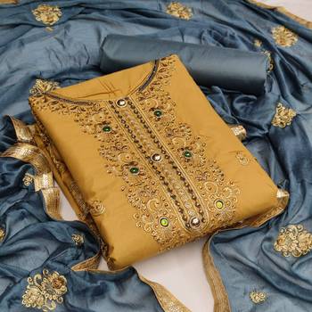 Regular Multicolor Suhail Bela Jam Cotton Salwar Suits Machine Wash & Heavy Cotton With Embroidery work  2