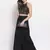 Black  Foli Printed Sleeveless Blouse