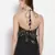 Black  Foli Printed Sleeveless Blouse