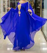 Ink Blue Party Kaftan for Women