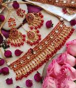 Red necklace-sets