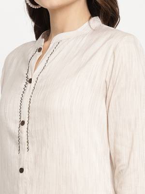 Cream printed viscose ethnic-kurtis 4