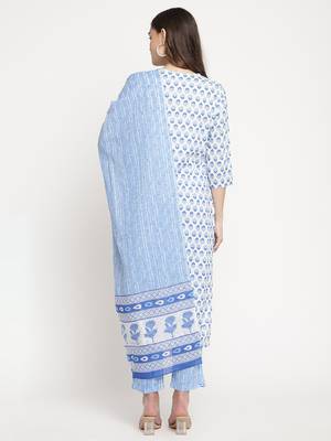 White printed viscose ethnic-kurtis 3