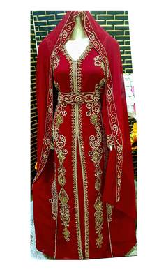 Red Wedding Kaftan for Women 1