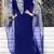Navy Blue Moroccan Dubai Kaftan Abaya Evening Royal Islamic Abaya Caftan Aari Stone Work Dresses