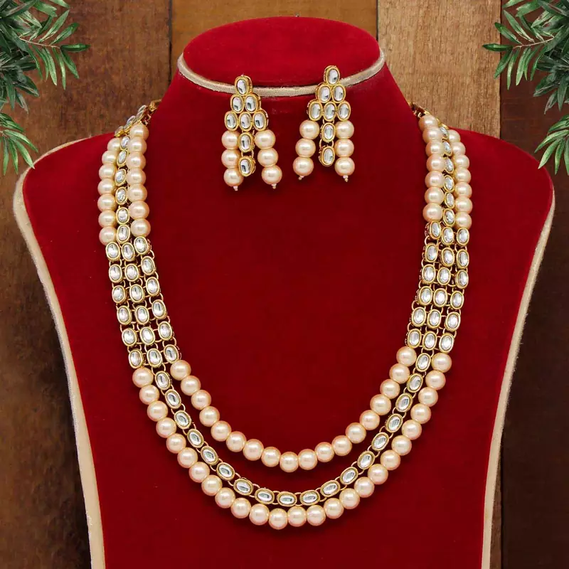 Gold necklace-sets