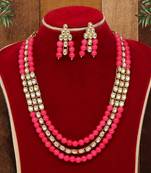 Pink necklace-sets