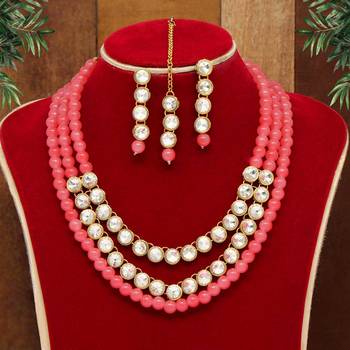 Orange necklace-sets 1