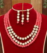 Orange necklace-sets