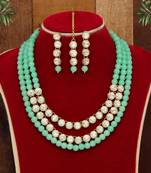 Green necklace-sets