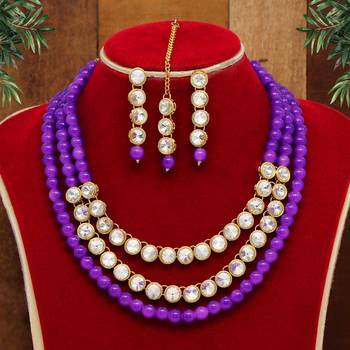 Purple necklace-sets 1
