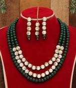 Green necklace-sets